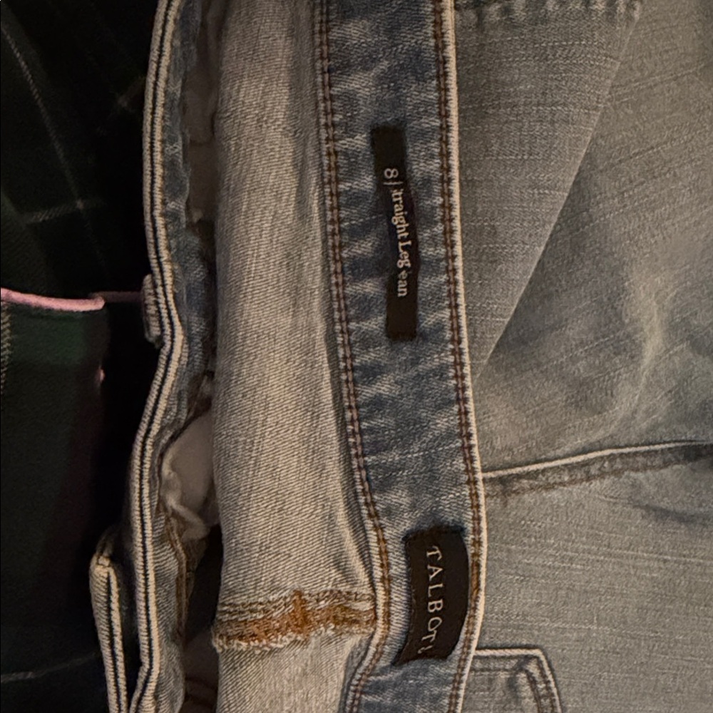 Talbots Blue Straight Leg Jeans - Picture 2 of 4